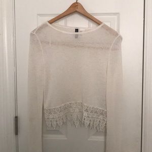 ☀️ H&M light white shirt!